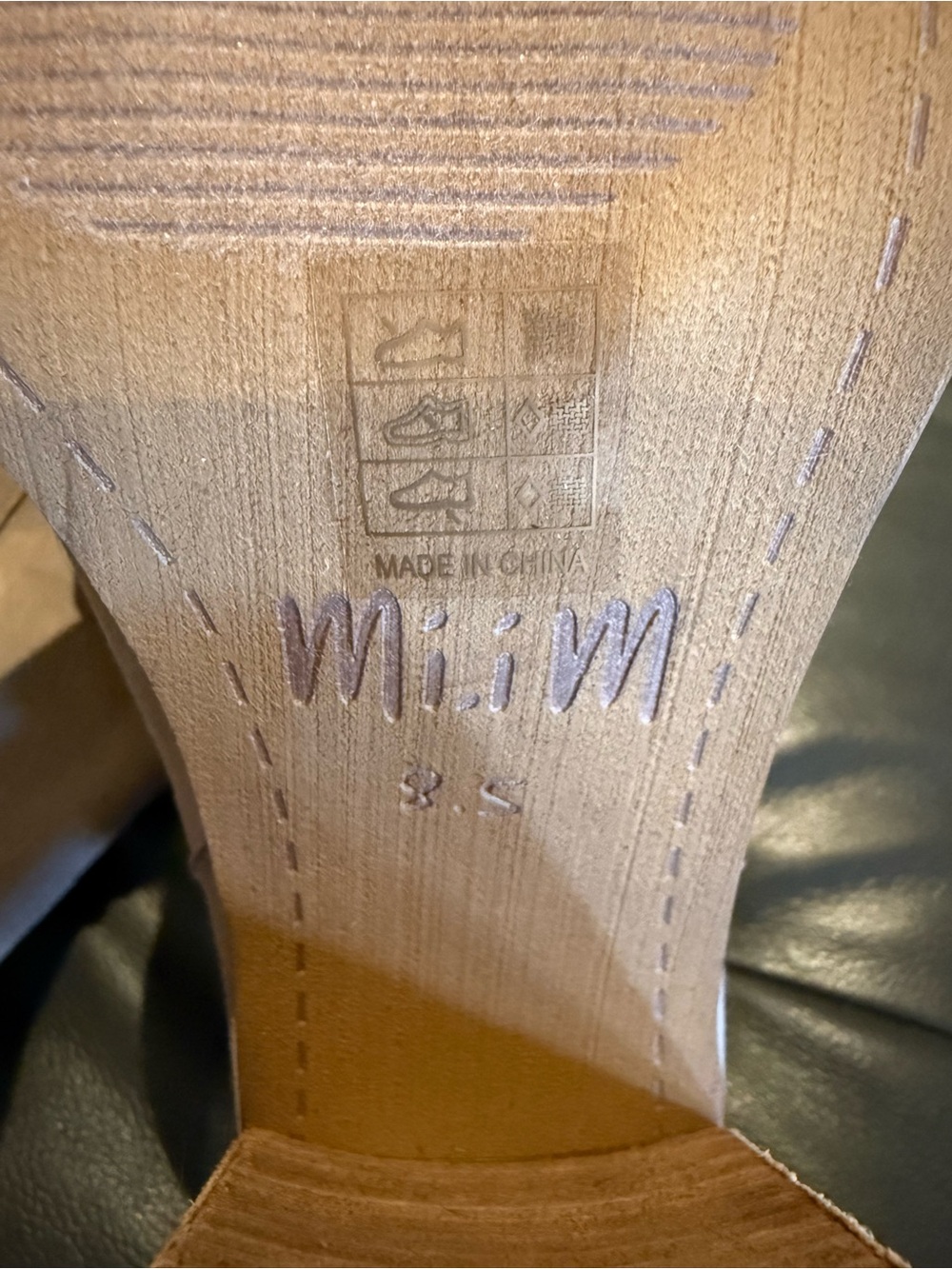 Mi.iM Women's Neutral Tan Swede boots